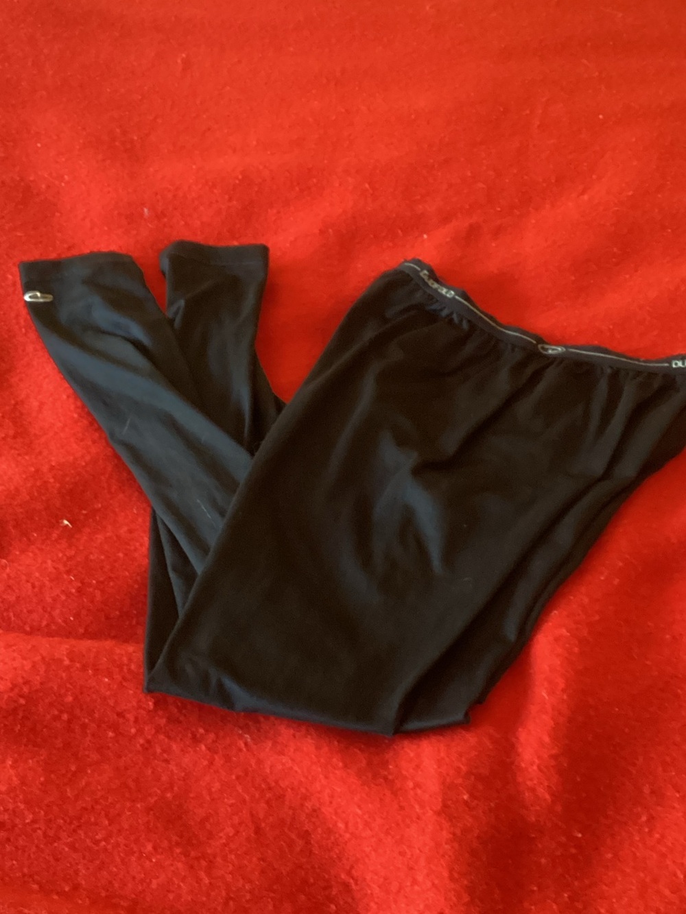 Classic Black Kids Long John’s with Comfort Waistband